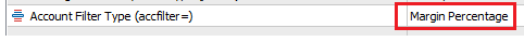 filter trades by account margin percentage